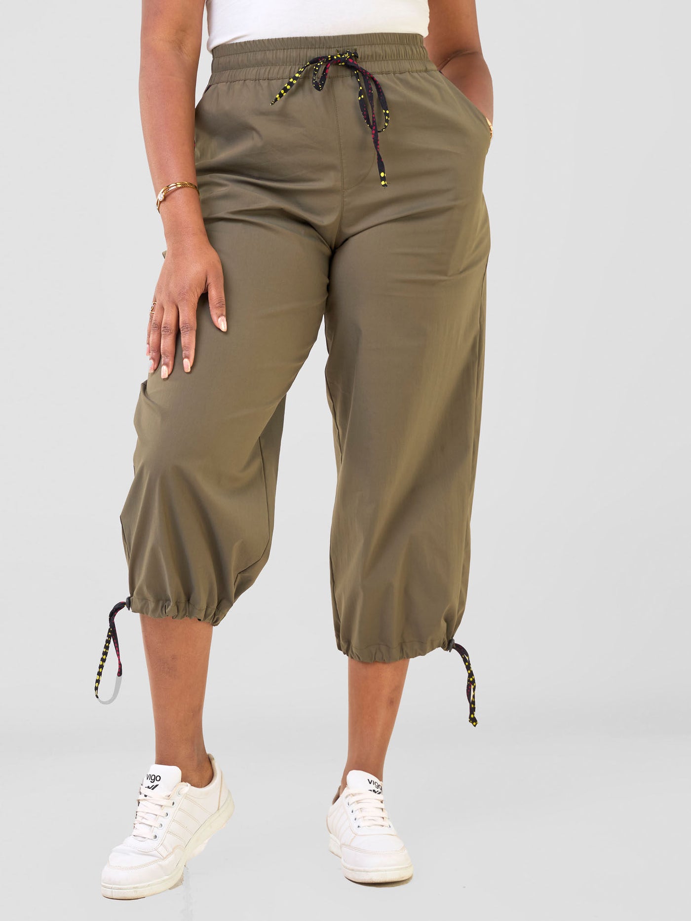 Safari by Vivo Njano Joggers - Hunters Green / Shama Print