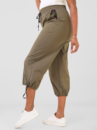 Safari by Vivo Njano Joggers - Hunters Green / Shama Print