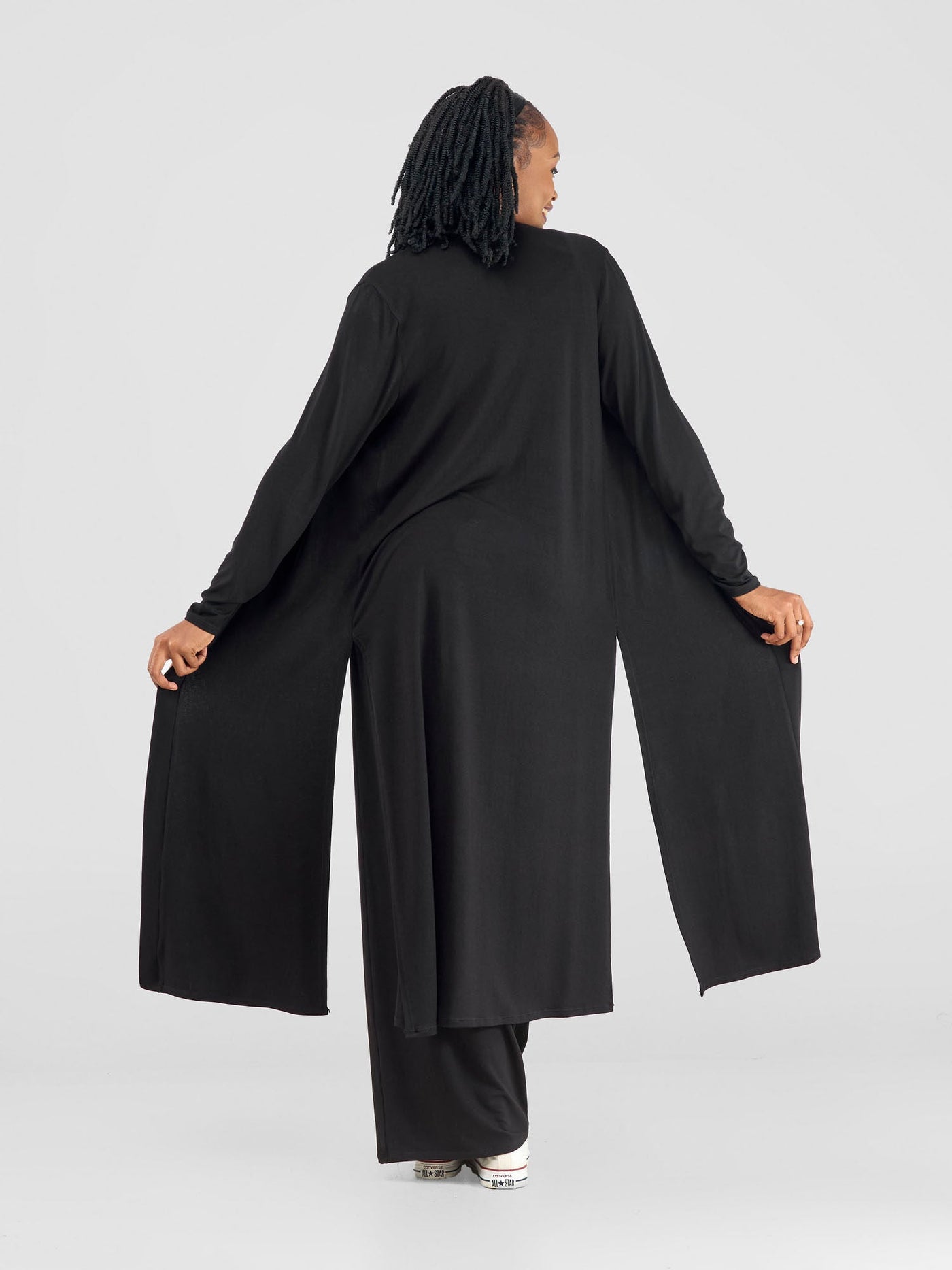 Safari by Vivo Long Sleeve Waterfall - Black