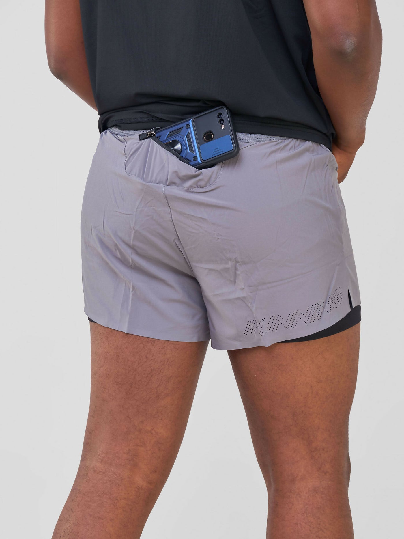 Running Shorts - Grey - Shopzetu