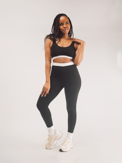Vivo X This Is Essential Leggings - Black / White