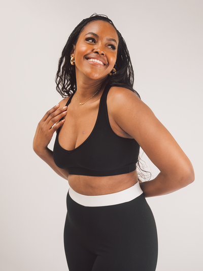 Vivo X This Is Essential Raceback Bralette - Black