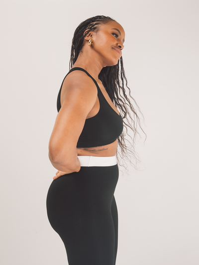 Vivo X This Is Essential Raceback Bralette - Black