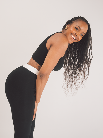 Vivo X This Is Essential Raceback Bralette - Black