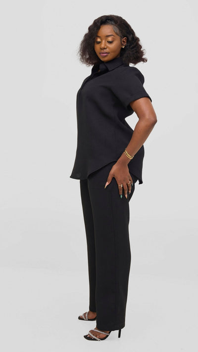 Lizola Alaya Kylee 2pc Set - Black - Shopzetu