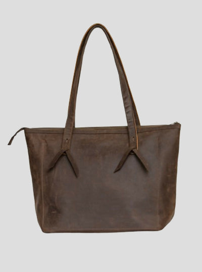 Wazawazi Nduku HandBag - Brown - Shopzetu