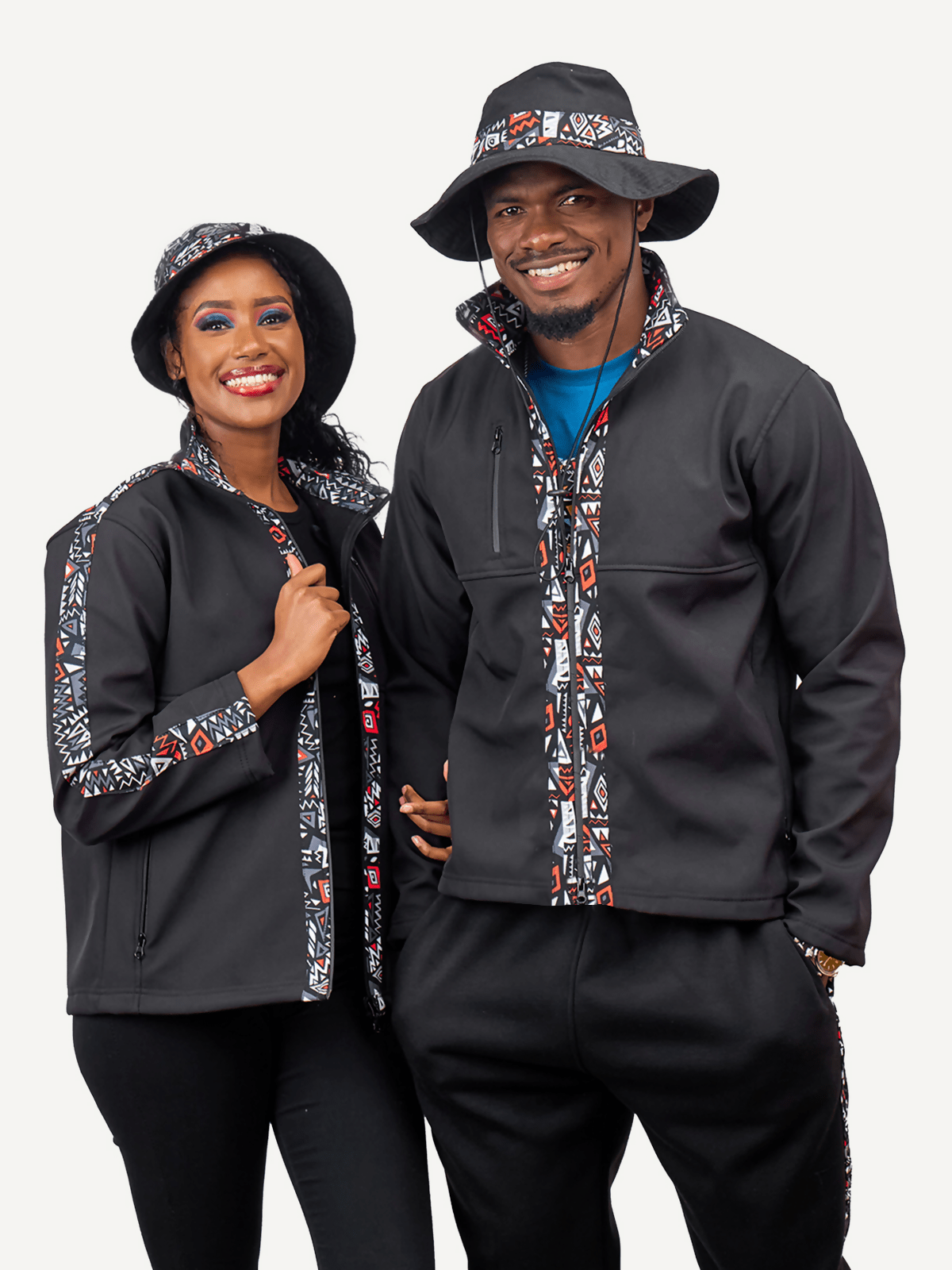 Kitu Kali Mens Softshell Full Sleeve Jacket - Red / Grey - Shopzetu