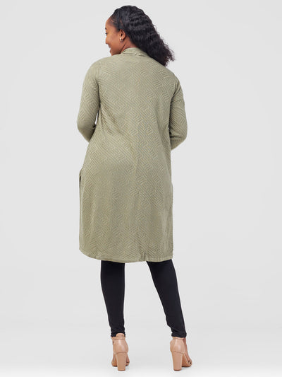 Vivo Side Slit Midi Waterfall -Hunters