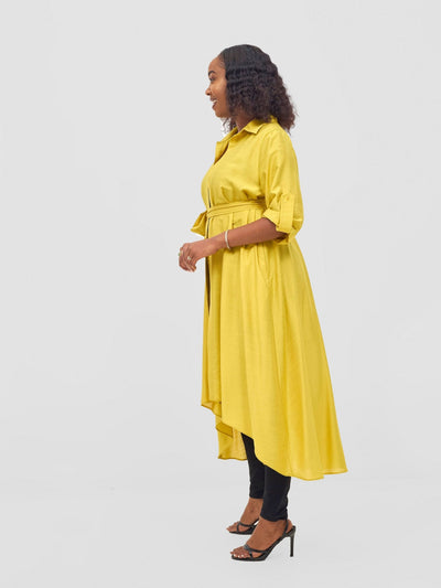 Vivo Ava 3/4 Sleeve Kimono - Light Olive - Shopzetu