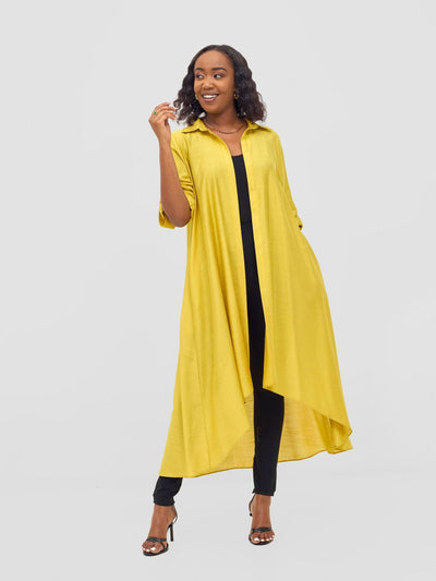 Vivo Ava 3/4 Sleeve Kimono - Light Olive - Shopzetu