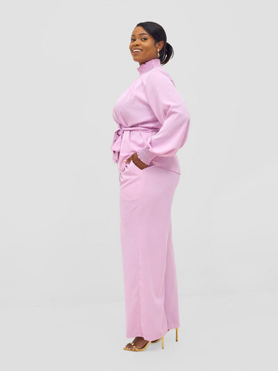 Vivo Ayah Drawstring Pants - Lilac - Shopzetu