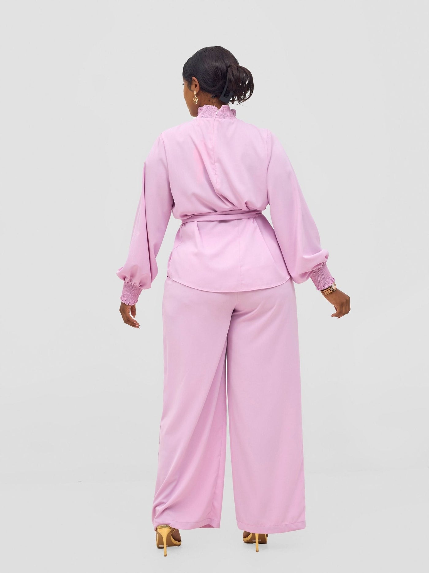 Vivo Ayah Drawstring Pants - Lilac - Shopzetu