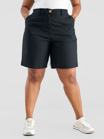 Safari by Vivo Kamari Cotton Shorts - Black