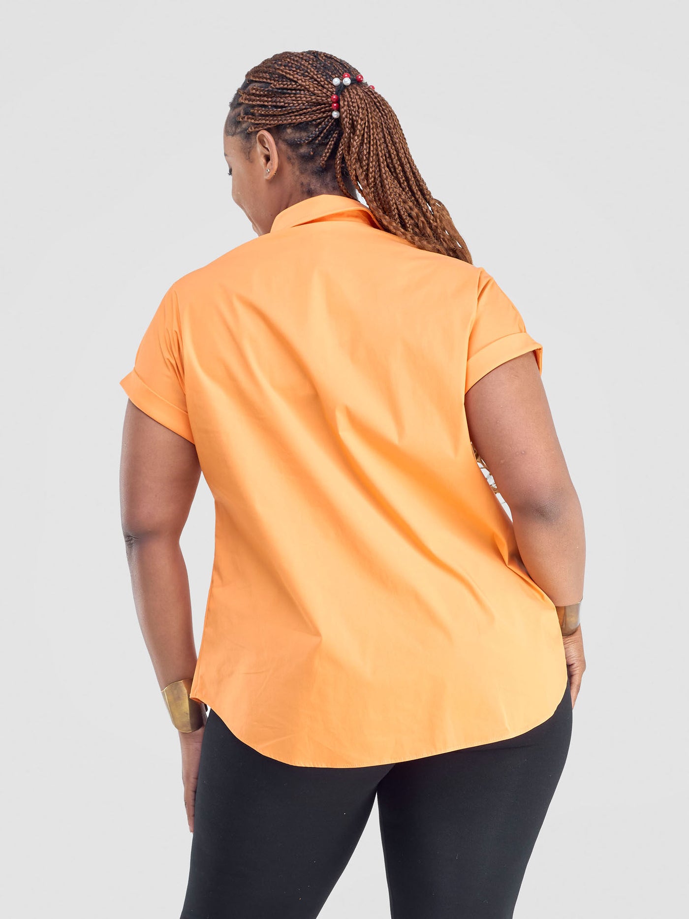 Safari by Vivo Zene Drop Shoulder Top - Light Orange