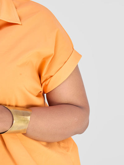 Safari by Vivo Zene Drop Shoulder Top - Light Orange