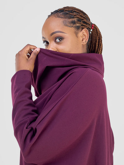 Vivo Wila Cowl Tunic - Burgundy