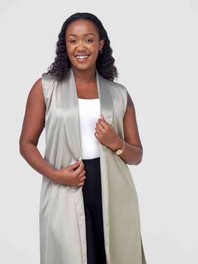 Vivo Sanali Trench Coat - Light Grey
