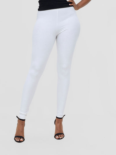 Vivo Val Full Length Leggings - White