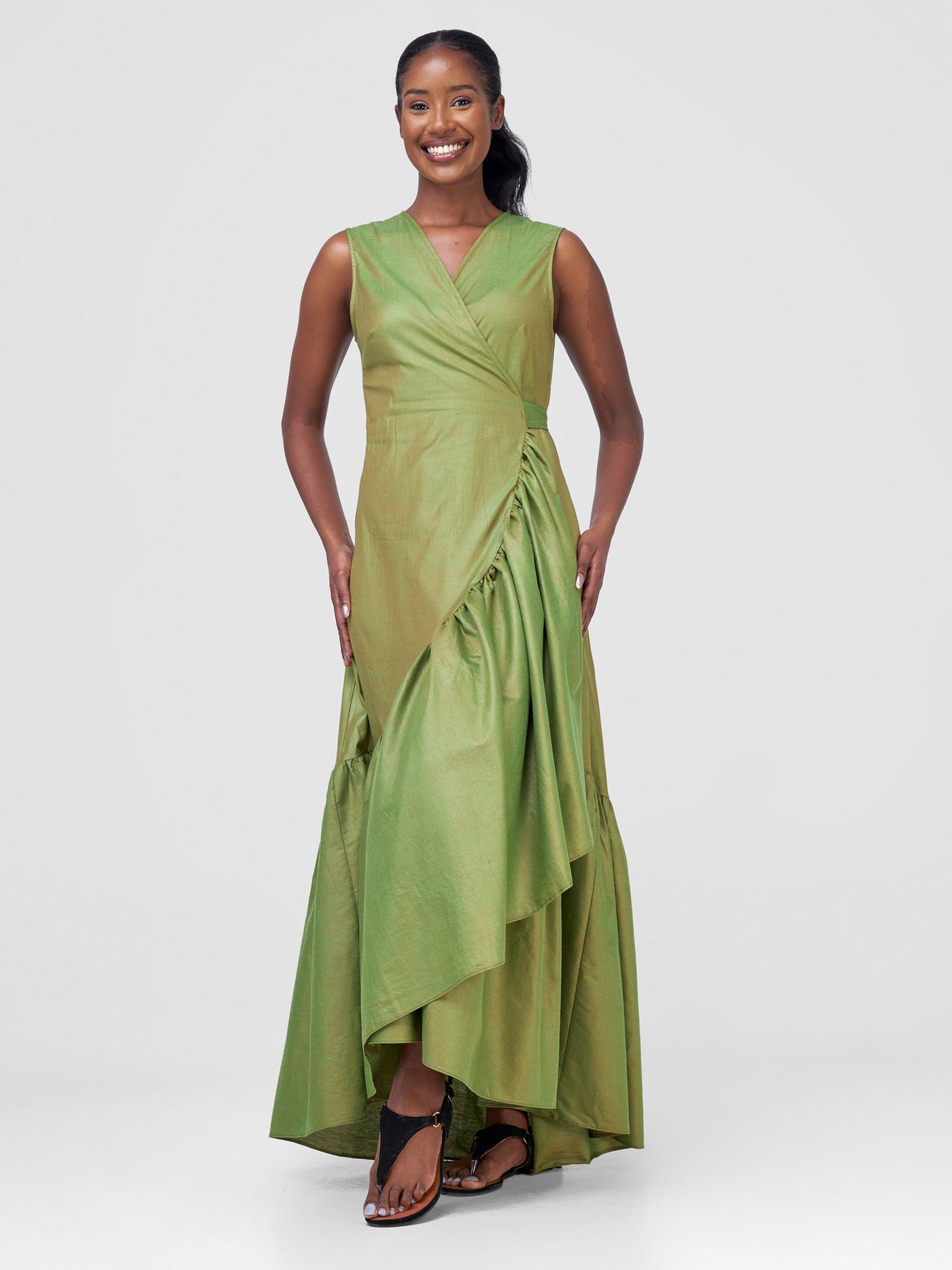 Safari by Vivo Kikoy Wrap Dress - Paroot
