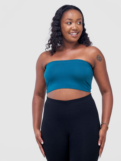 Zoya Basic Jersey Bandeau  -  Teal