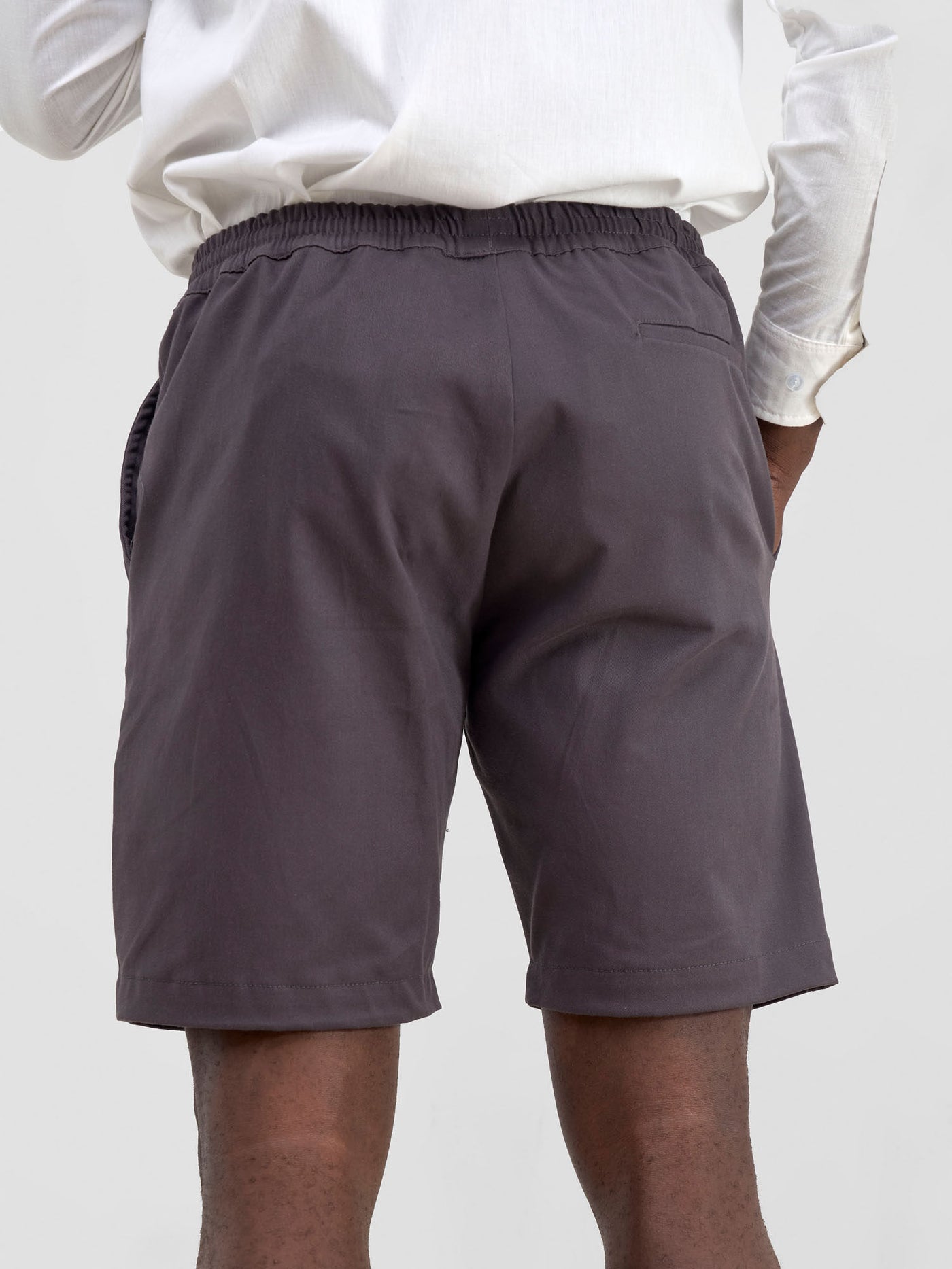 Safari by Vivo Men's Drawstring Shorts - Dark Grey