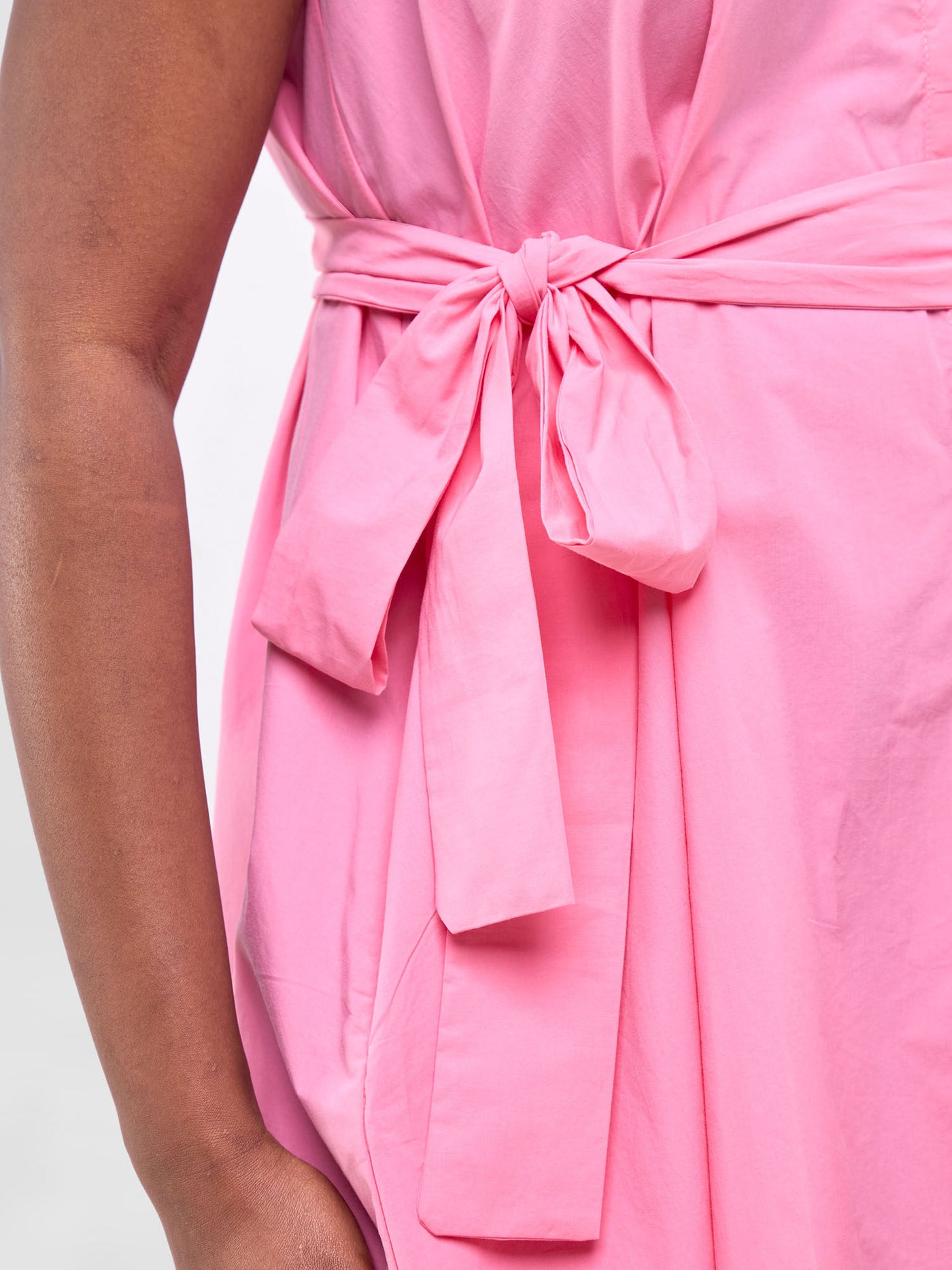 Safari by Vivo Zene High Low Shirt Dress - Pink