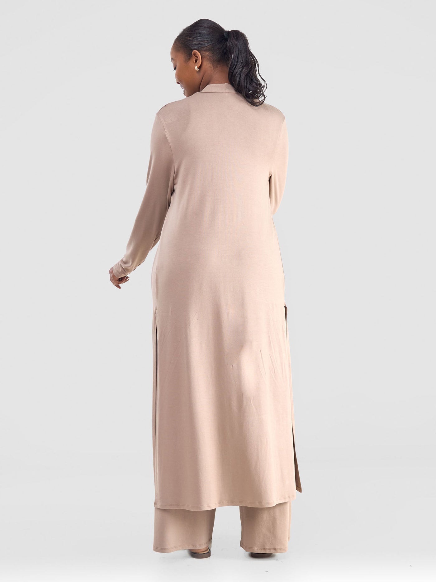 Safari by Vivo Long Sleeve Waterfall - Light Taupe