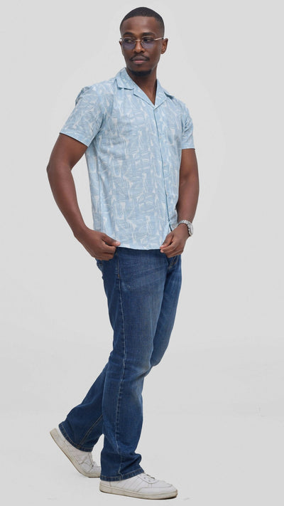 Kitu Kali TP Fabric T-shirt - Cream / Black - Shopzetu