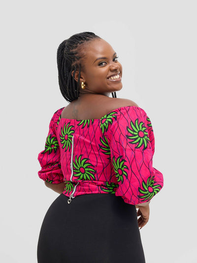 Gravio Fashions Sakura Top - Pink - Shopzetu
