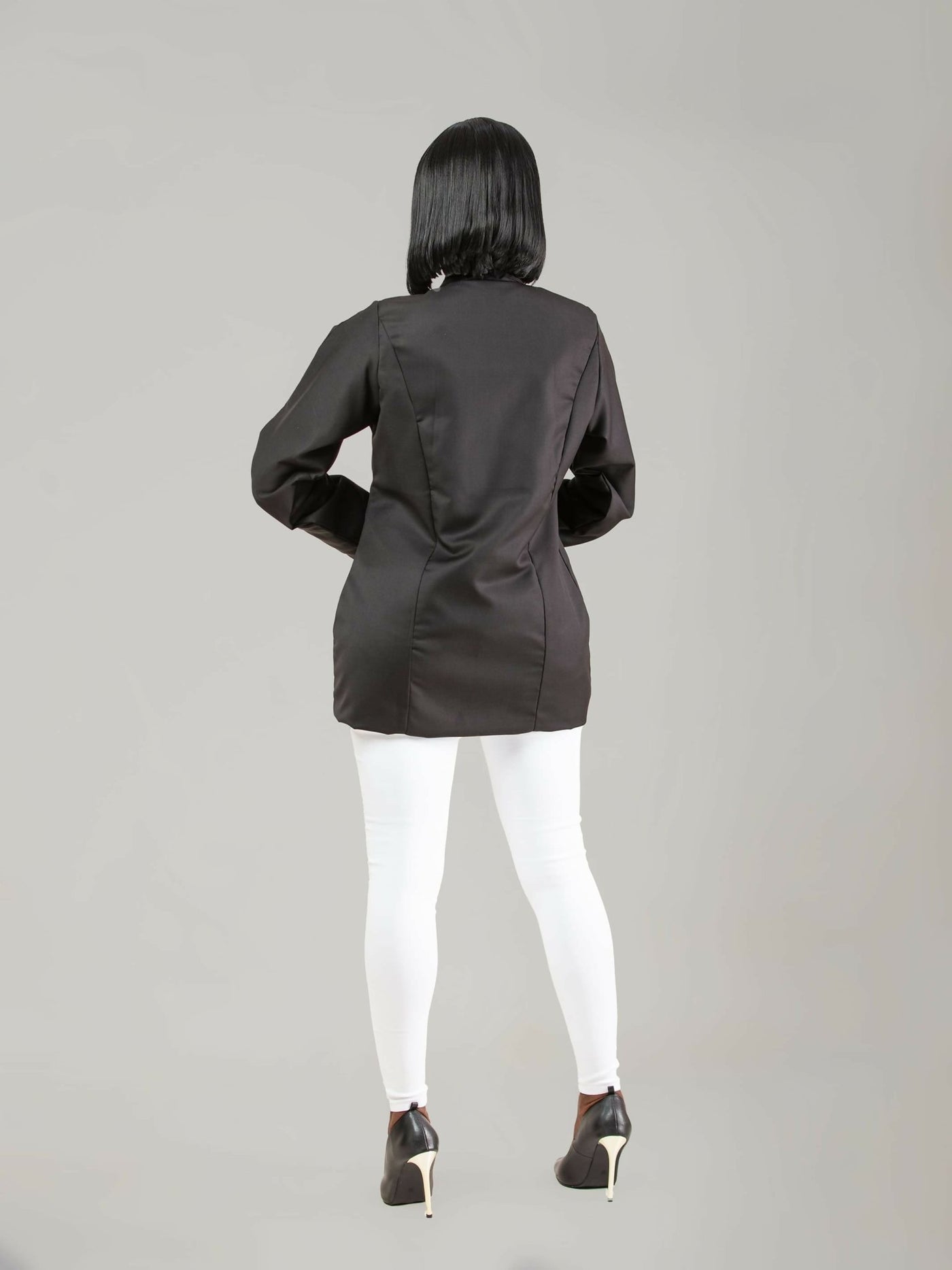 Da’Joy Fashions Ke Horus Coat - Black - Shopzetu