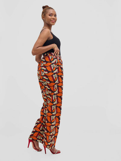 Gravio Fashions Bella Ankara Pant - Multicolored - Shopzetu