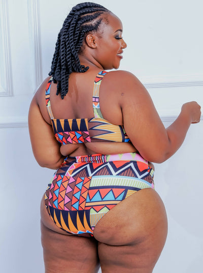 Shells Attic Swimwear Suit Monokini - Orange - Shopzetu