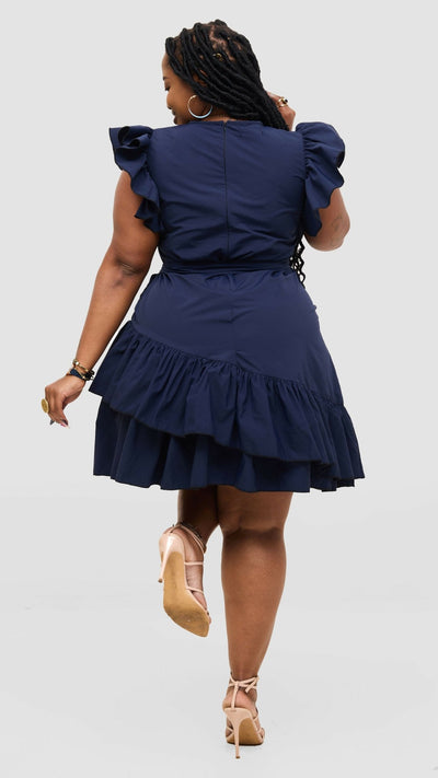 Magali Designs Lulu Dress - Navy Blue - Shopzetu