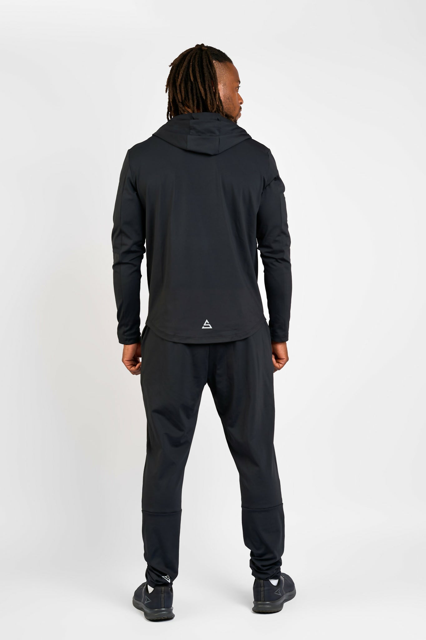 Rotator Active Wear Performance Tracksuit Set - Black - Shopzetu