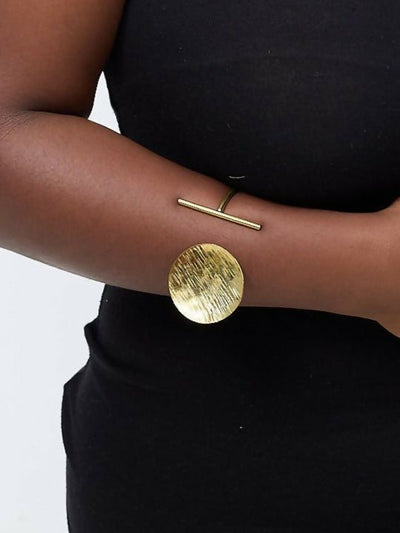 Purely Brass Mali Bracelet - Brass - Shopzetu