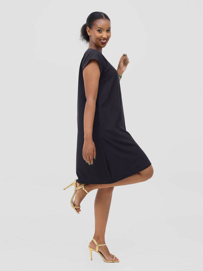 Zipporah Dress - Black - Shopzetu