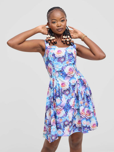 Stylish Sisters Summer Dress - Multicolored - Shopzetu