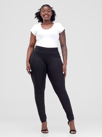 Vivo Basic Cap Sleeved Bodysuit - Off White - Shopzetu