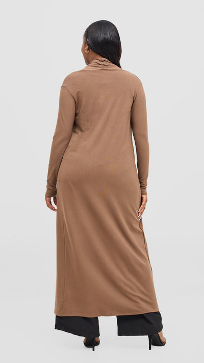Vivo Basic Extra Long Lily Waterfall - Dark Taupe