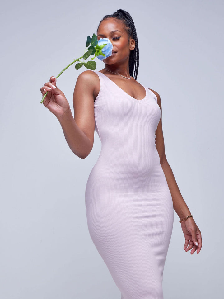 Popular 21 Sleeveless Knee-Length Dress - Winsome Orchid