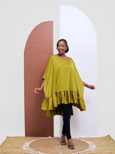 Vivo Kelemi 4.0 Frilled Wide Top - Olive - Shopzetu