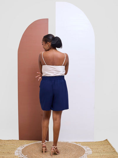 Vivo Basic Strappy Cowl Top - Champagne - Shopzetu