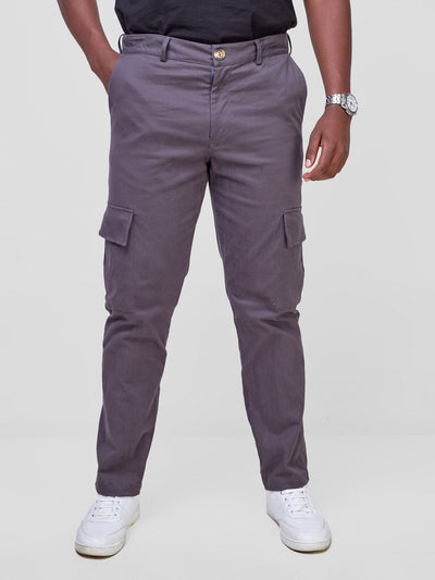 Safari by Vivo Men's Cargo Pants - Dark Grey