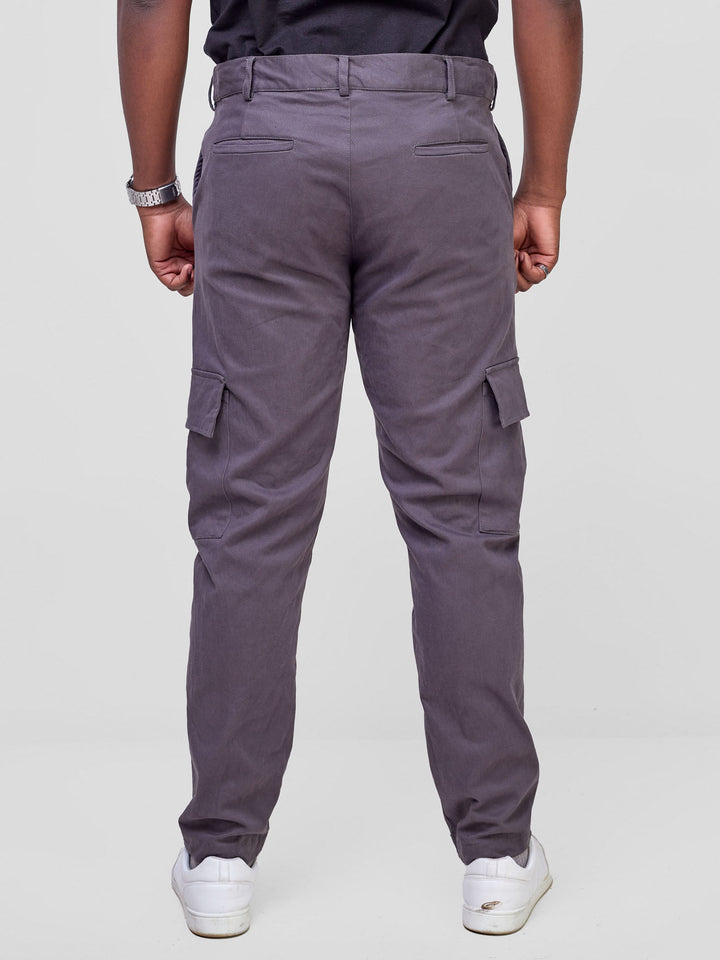 Safari by Vivo Men's Cargo Pants - Dark Grey