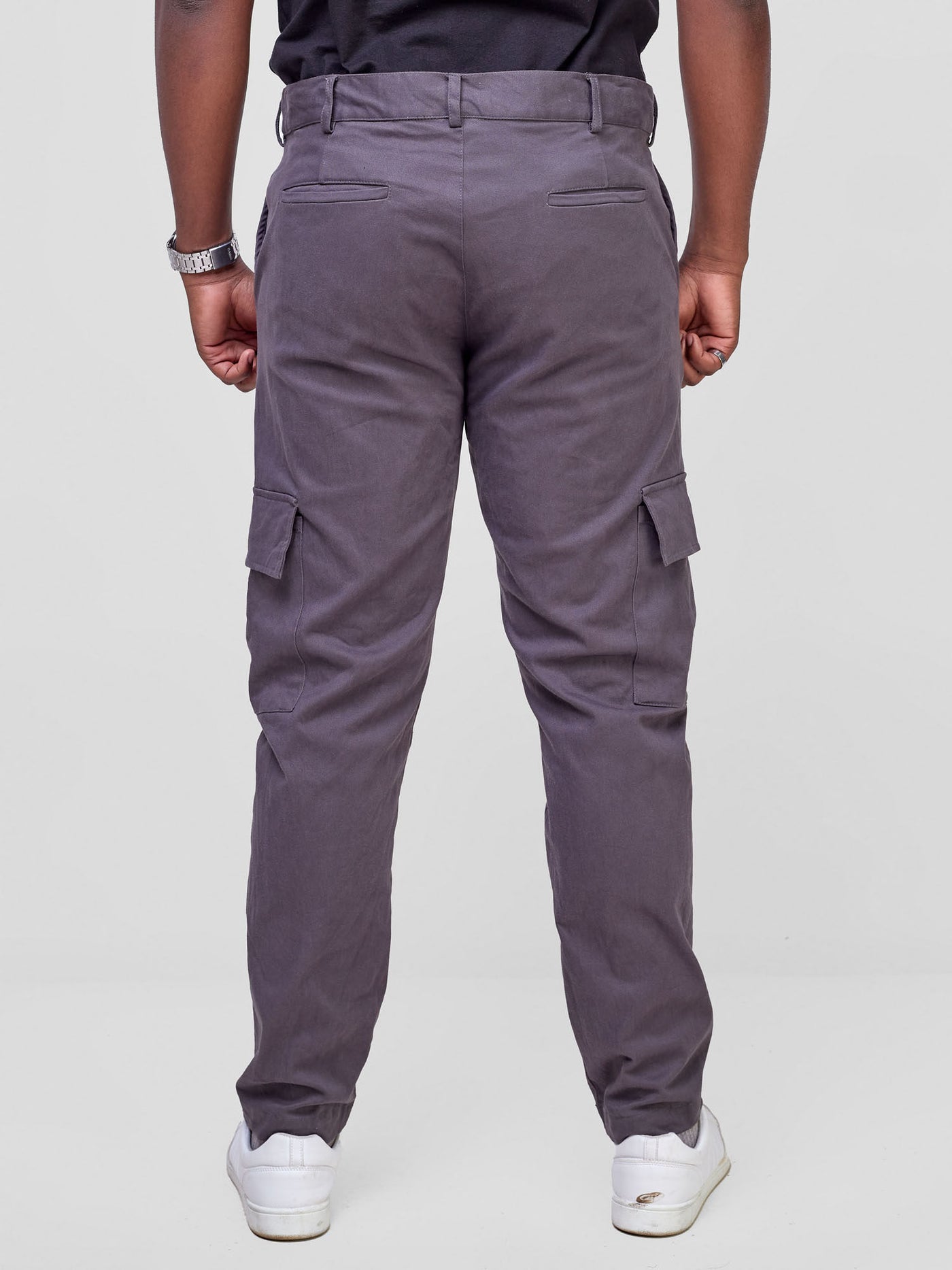Safari by Vivo Men's Cargo Pants - Dark Grey
