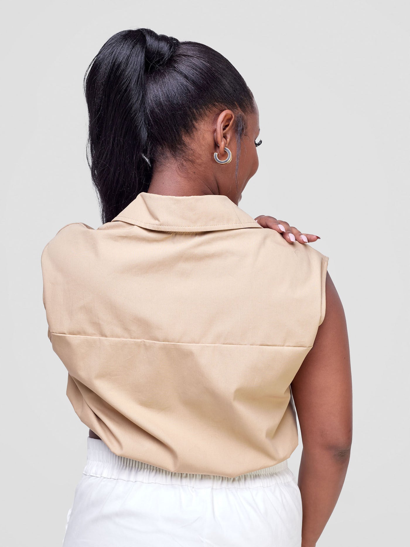 Safari by Vivo Kamari Drop Shoulder Top - Tan