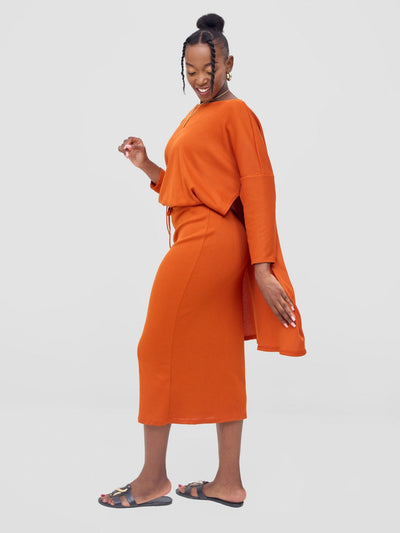 Vivo Safa Sweater - Rust - Shopzetu