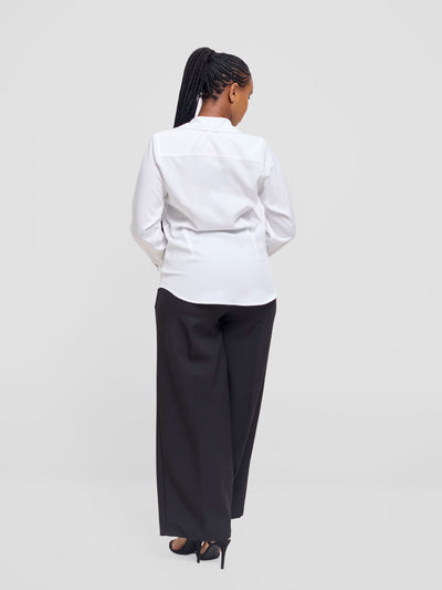 Vivo Pesi Basic Long Sleeve Shirt - White Stripes