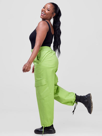 Safari by Vivo Kamari Capri Cargo Pants - Green