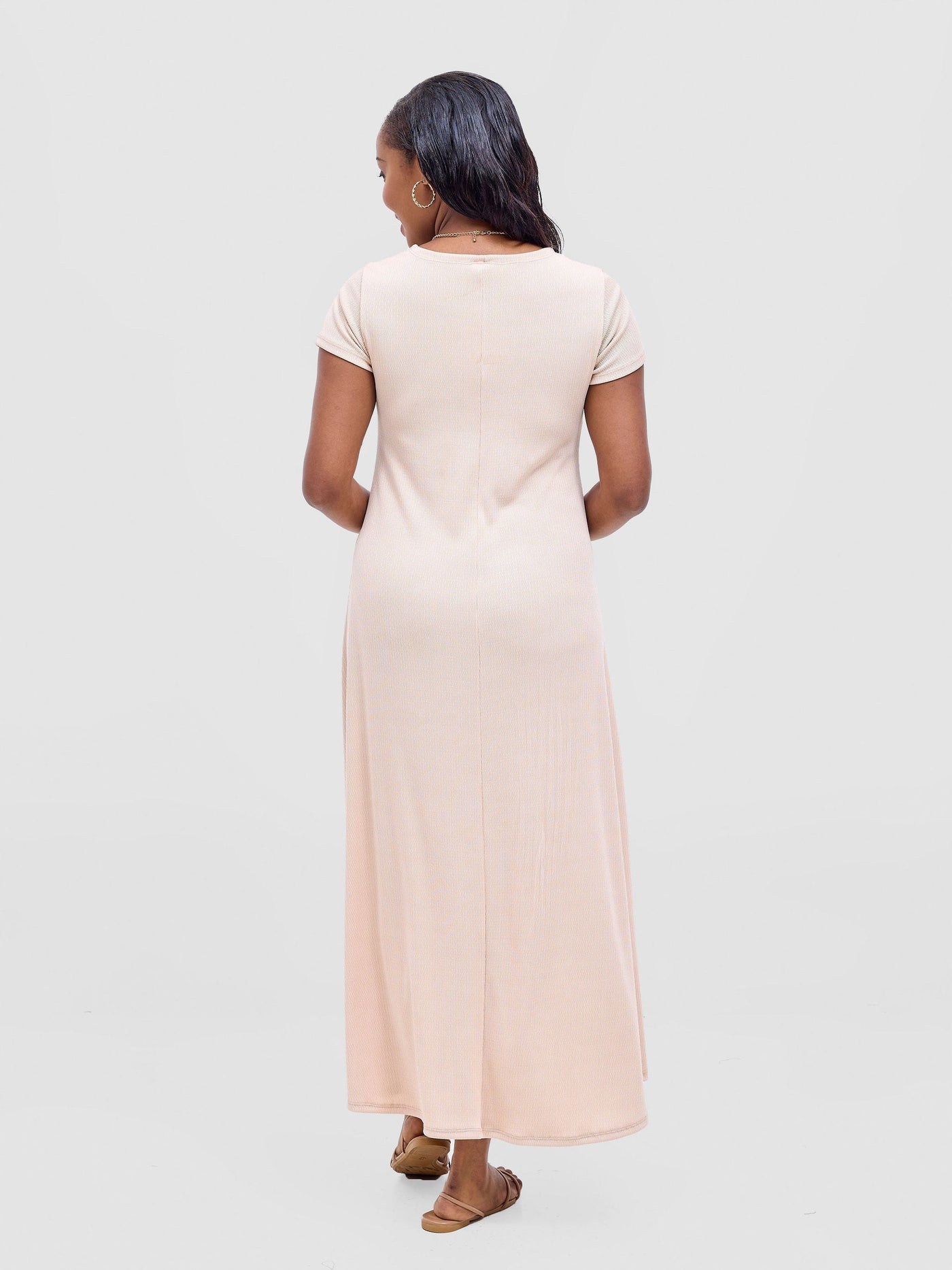Vivo Rema High Low Maxi Dress - Buttermilk